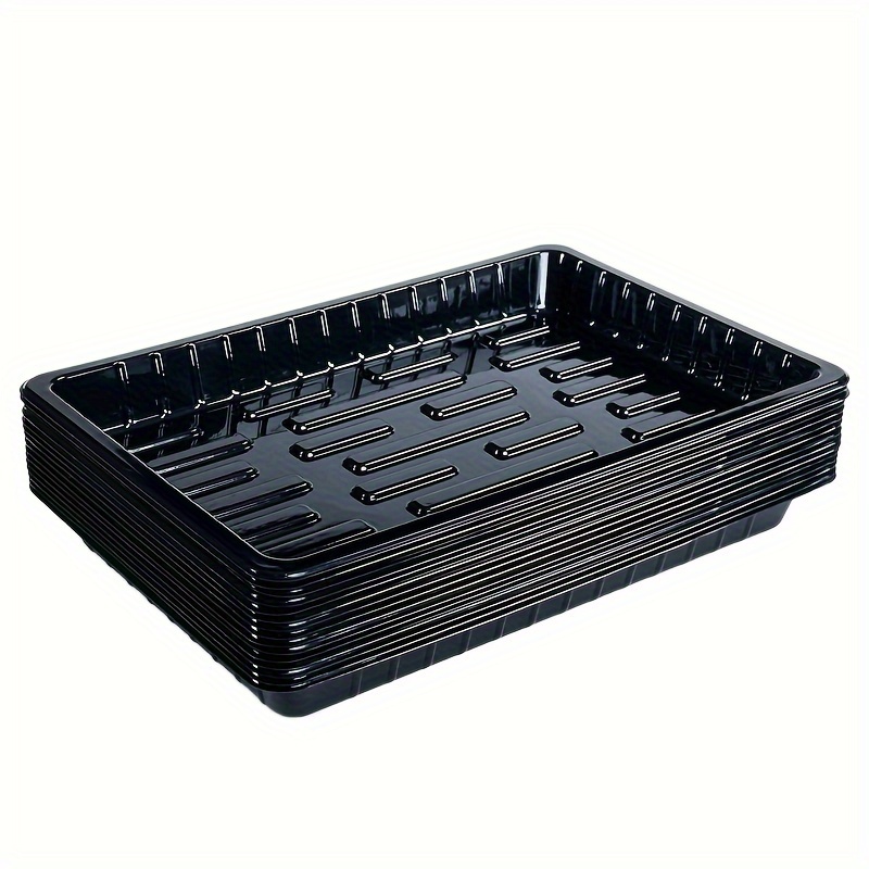 1Pc Durable Black PET Plastic  - огляд і ціна Seed Starter Tray