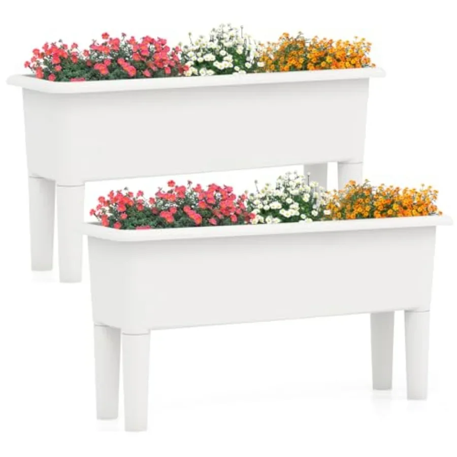 Raised Garden Beds Outdoor Set - огляд і ціна Self Watering Planter