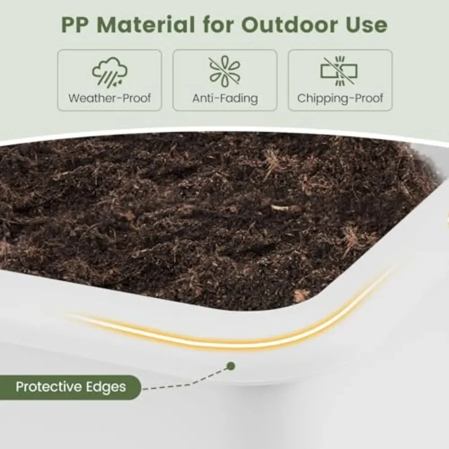 Raised Garden Beds Outdoor Set - огляд і ціна Self Watering Planter
