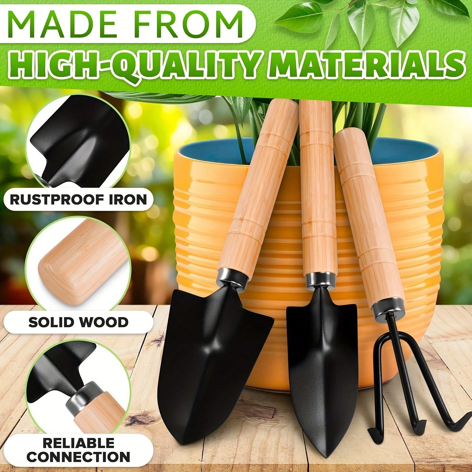 3PC/1Set Mini Gardening Tools  - огляд і ціна Indoor Herb Garden