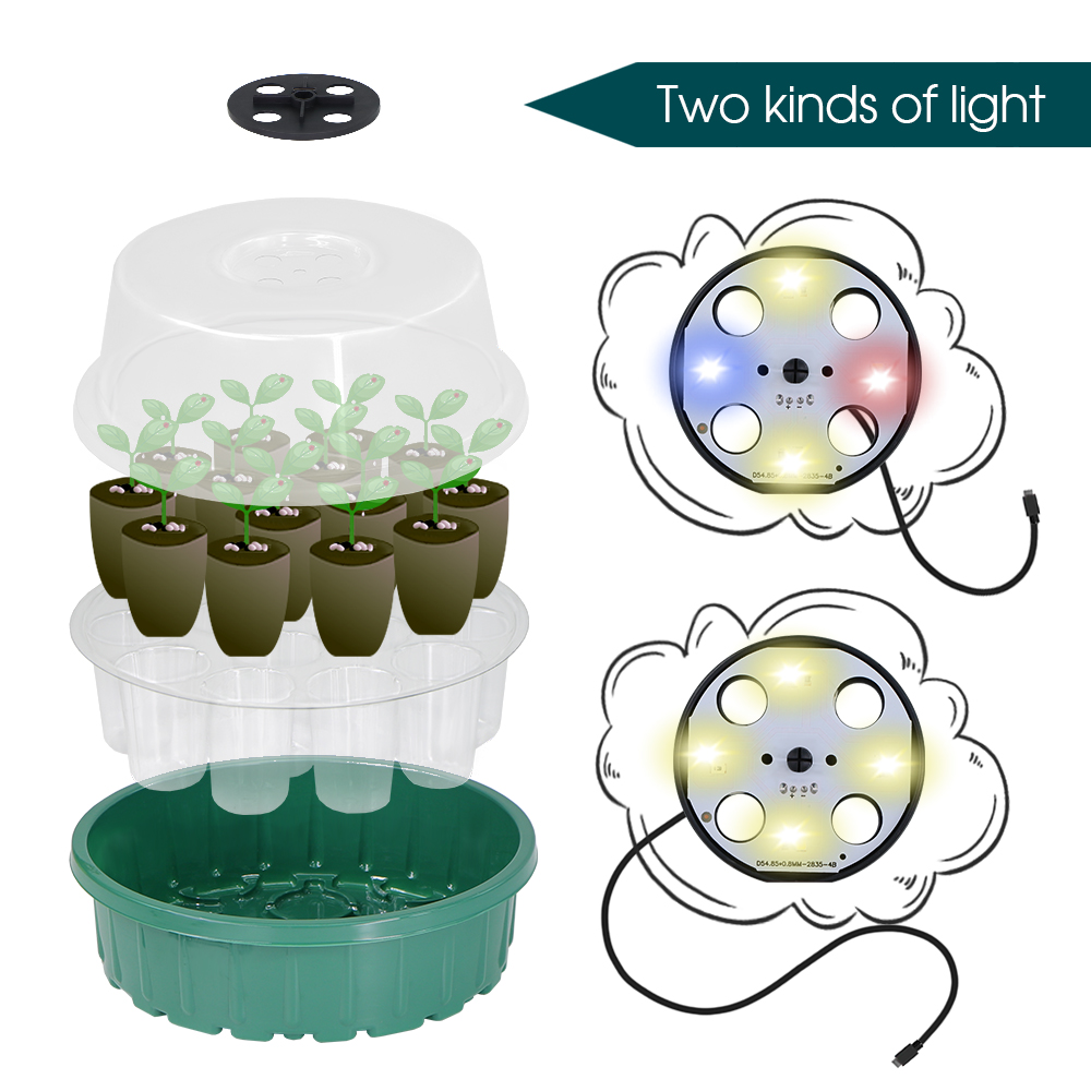 Round Seed Starter Tray with F - огляд і ціна Seed Starter Tray