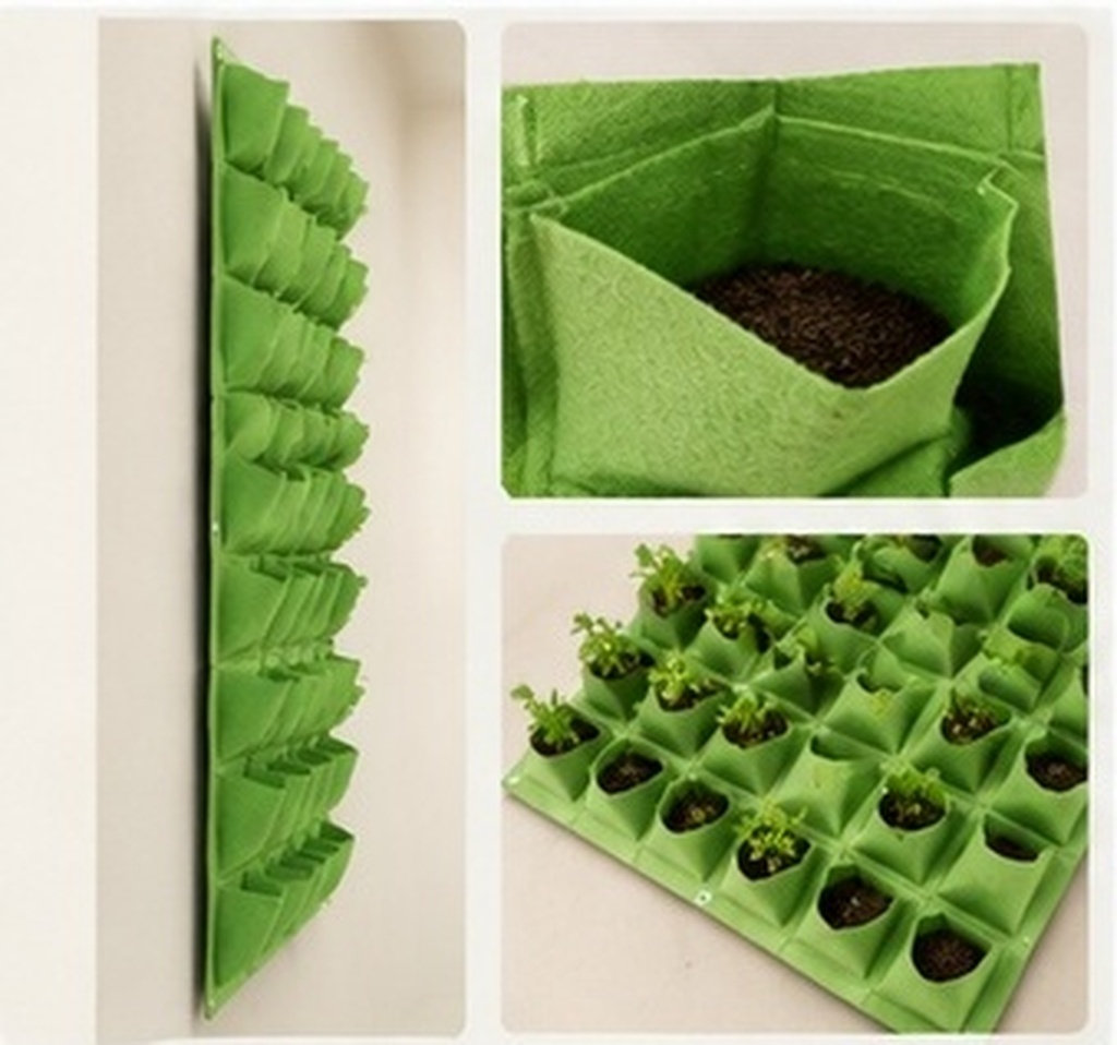 64-Pocket Wall Mounted Plantin - огляд і ціна Vertical Planter
